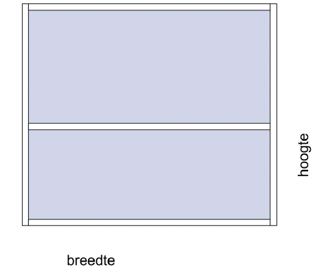 Mistral tekening hoogte en breedte